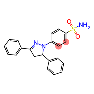 4-(3,5-Diphenyl-4,5-dihydro-1H-pyrazol-1-yl)benzenesulfonamide