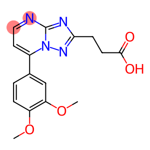 3-[7-(3,4-Dimethoxyphenyl)-[1,2,4]triazolo[1,5-a]pyrimidin-2-yl]propanoic acid