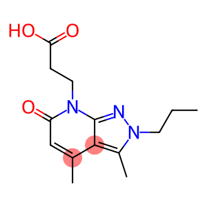 3-(3,4-Dimethyl-6-oxo-2-propyl-2H-pyrazolo[3,4-b]pyridin-7(6H)-yl)propanoic acid