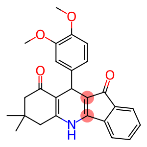 10-(3,4-dimethoxyphenyl)-7,7-dimethyl-6,7,8,10-tetrahydro-5H-indeno[1,2-b]quinoline-9,11-dione