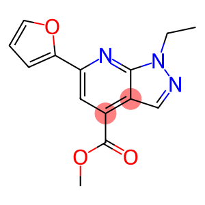 1-乙基-6-(呋喃-2-基)-1H-吡唑并[3,4-B]吡啶-4-羧酸甲酯