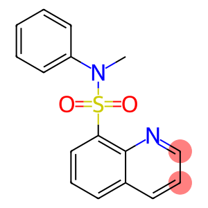 8-Quinolinesulfonamide, N-methyl-N-phenyl-