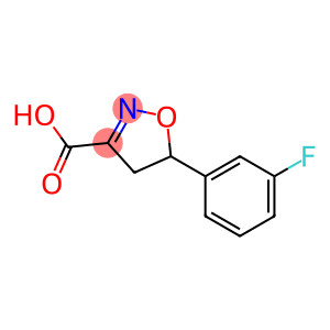 5-(3-氟苯基)-4,5-二氢异噁唑-3-羧酸