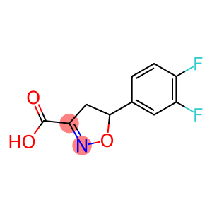 5-(3,4-difluorophenyl)-4,5-dihydroisoxazole-3-carboxylic acid