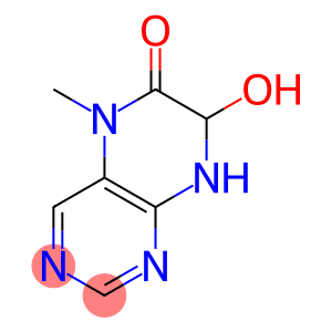 6(5H)-Pteridinone,7,8-dihydro-7-hydroxy-5-methyl-(6CI)