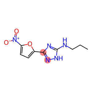 5-(5-Nitrofuran-2-yl)-N-propyl-1H-1,2,4-triazol-3-amine