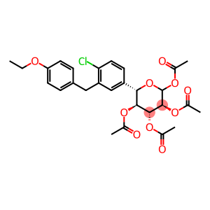 L-Xylopyranose, 5-C-[4-chloro-3-[(4-ethoxyphenyl)methyl]phenyl]-, 1,2,3,4-tetraacetate,(5S)-