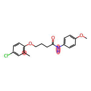 4-(4-chloro-2-methylphenoxy)-N-(4-methoxyphenyl)butanamide