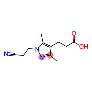 3-[1-(2-CYANOETHYL)-3,5-DIMETHYL-1H-PYRAZOL-4-YL]PROPANOIC ACID