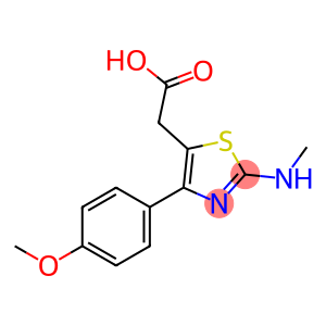 2-[4-(4-Methoxyphenyl)-2-(methylamino)-1,3-thiazol-5-yl]acetic acid