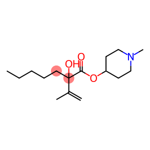 1-Methyl-4-piperidyl-n-amyl-(isopropenyl)glycolate