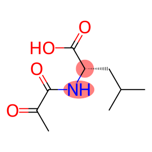 Leucine,  N-pyruvoyl-  (6CI)