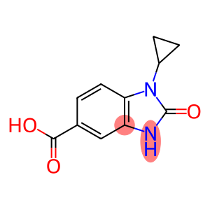 1-cyclopropyl-2-oxo-2,3-dihydro-1H-1,3-benzodiazole-5-carboxylic acid