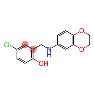 4-chloro-2-[(2,3-dihydro-1,4-benzodioxin-6-ylamino)methyl]phenol