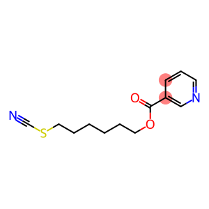 6-thiocyanatohexyl pyridine-3-carboxylate