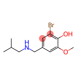 2-bromo-6-methoxy-4-{[(2-methylpropyl)amino]methyl}phenol