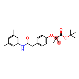 Propanoic acid, 2-[4-[2-[(3,5-dimethylphenyl)amino]-2-oxoethyl]phenoxy]-2-methyl-, 1,1-dimethylethyl ester
