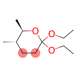 2H-Pyran,2,2-diethoxytetrahydro-5,6-dimethyl-,(5S-trans)-(9CI)