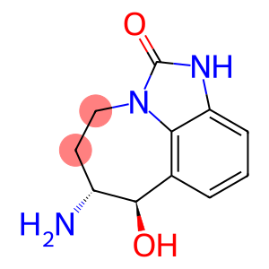 Imidazo[4,5,1-jk][1]benzazepin-2(1H)-one, 6-amino-4,5,6,7-tetrahydro-7-hydroxy-, (6R,7R)-