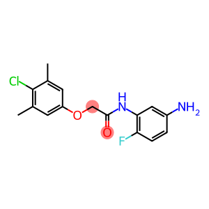 N-(5-Amino-2-fluorophenyl)-2-(4-chloro-3,5-dimethylphenoxy)acetamide