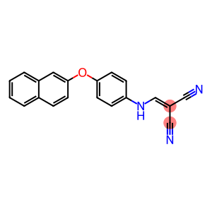 (((4-(2-NAPHTHYLOXY)PHENYL)AMINO)METHYLENE)METHANE-1,1-DICARBONITRILE