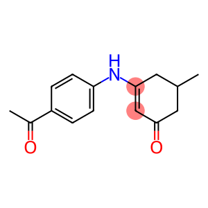 3-((4-ACETYLPHENYL)AMINO)-5-METHYLCYCLOHEX-2-EN-1-ONE