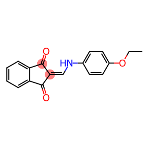 2-(((4-ETHOXYPHENYL)AMINO)METHYLENE)INDANE-1,3-DIONE