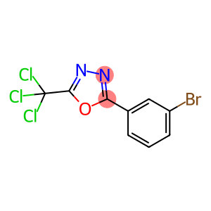2-(3-Bromophenyl)-5-(trichloromethyl)-1,3,4-oxadiazole
