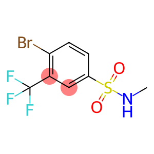 4-Bromo-N-methyl-3-(trifluoromethyl)-benzenesulfonamide