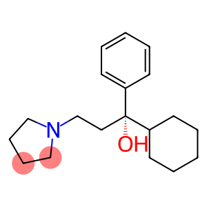 1-Pyrrolidinepropanol, α-cyclohexyl-α-phenyl-, (αS)-