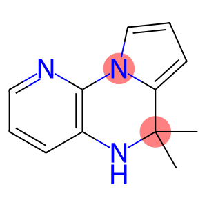 Pyrido[3,2-e]pyrrolo[1,2-a]pyrazine, 5,6-dihydro-6,6-dimethyl- (9CI)