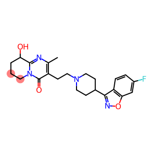 3-[2-[4-(6-Fluoro-1,2-benzisoxazol-3-yl)-1-piperidinyl]ethyl]-6,7,8,9-tetrahydro-9-hydroxy-2-methyl- 4H-pyrido[1,2-α]pyrimidin-4-one-d4