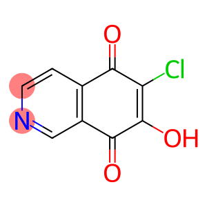 5,8-Isoquinolinedione, 6-chloro-7-hydroxy-