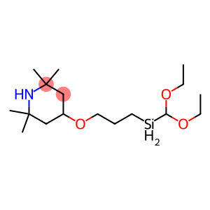 4-[3-(diethoxymethylsilylpropoxy)-2,2,6,6-tetramethyl]piperidine