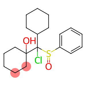 Cyclohexanol, 1-[chlorocyclohexyl(phenylsulfinyl)methyl]-