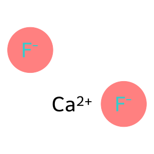 Calcium fluoride (CaF2), manganese-doped