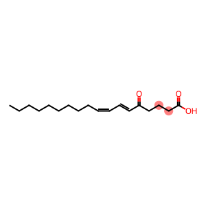 (6E,8Z)-5-氧代-6,8-十八碳二烯酸