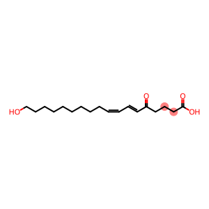 (6E,8Z)-18-羟基-5-氧代-6,8-十八碳二烯酸