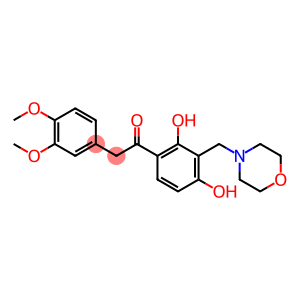 1-[2,4-dihydroxy-3-(morpholin-4-ylmethyl)phenyl]-2-(3,4-dimethoxyphenyl)ethanone