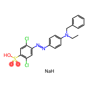 2,5-二氯-4-[4-(乙基-(苯基甲基)氨基)苯基]偶氮苯磺酸钠