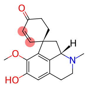 (1S)-2',3',8',8'aβ-Tetrahydro-5'-hydroxy-6'-methoxy-1'-methylspiro[2-cyclohexene-1,7'(1'H)-cyclopent[ij]isoquinolin]-4-one