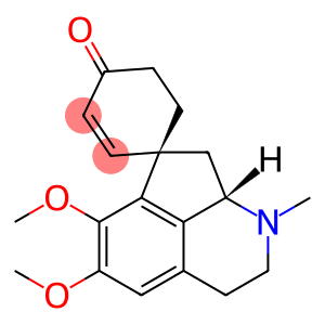 (1S)-2',3',8',8'aβ-Tetrahydro-5',6'-dimethoxy-1'-methylspiro[2-cyclohexene-1,7'(1'H)-cyclopenta[ij]isoquinoline]-4-one