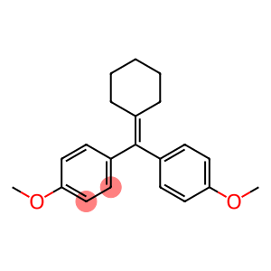 Benzene,1-[cyclohexylidene(4-methoxyphenyl)methyl]-4-methoxy- (9CI)