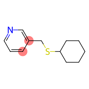 3-(cyclohexylsulfanylmethyl)pyridine