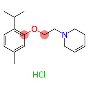 Pyridine, 1,2,3,6-tetrahydro-1-[2-[5-methyl-2-(1-methylethyl)phenoxy]ethyl]-, hydrochloride (1:1)