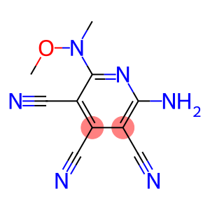 3,4,5-Pyridinetricarbonitrile, 2-amino-6-(methoxymethylamino)-