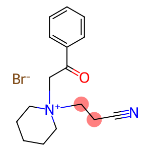 Piperidinium,1-(2-cyanoethyl)-1-(2-oxo-2-phenylethyl)-, bromide (1:1)