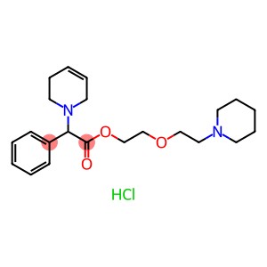 1(2H)-Pyridineacetic acid, 3,6-dihydro-α-phenyl-, 2-[2-(1-piperidinyl)ethoxy]ethyl ester, hydrochloride (1:2)