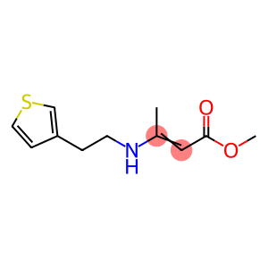 2-Butenoic acid, 3-[[2-(3-thienyl)ethyl]amino]-, methyl ester