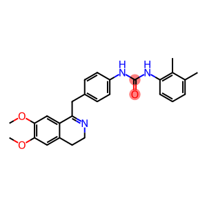 1-(4-((6,7-DIMETHOXY(3,4-DIHYDROISOQUINOLYL))METHYL)PHENYL)-3-(2,3-DIMETHYLPHENYL)UREA